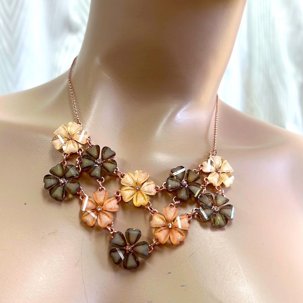 Floral Bling Necklace
